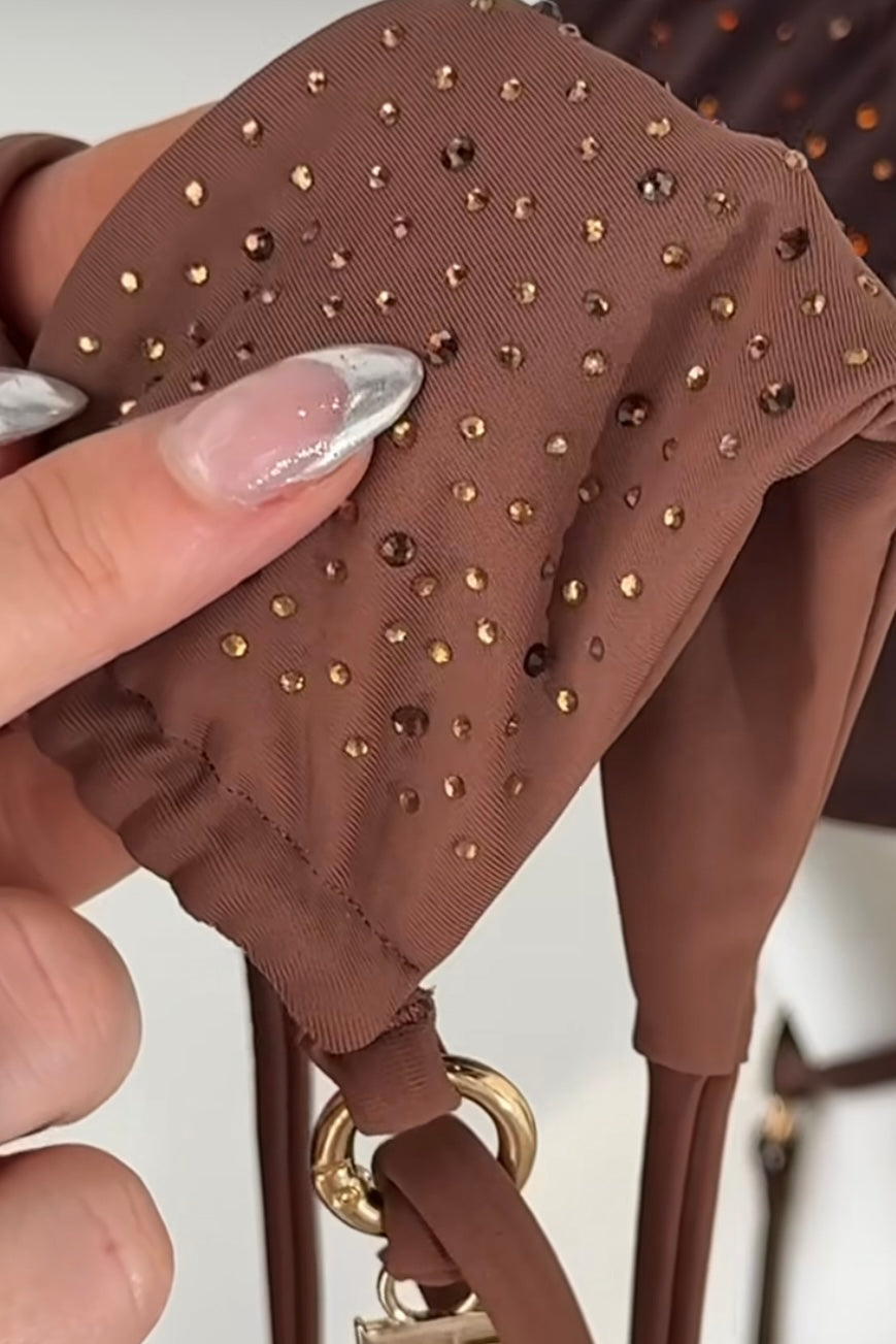 Brown Sugar - Bikini Clasp Top