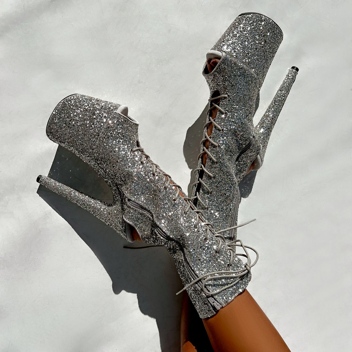 The Glitterati Xtra - OHOT Boot - Monroe - 8INCH - Wide Fit