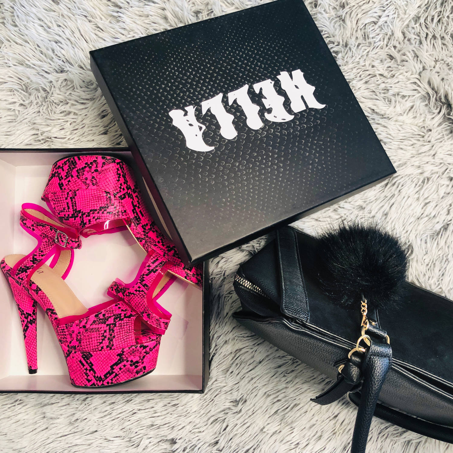 Pink 6 online inch heels