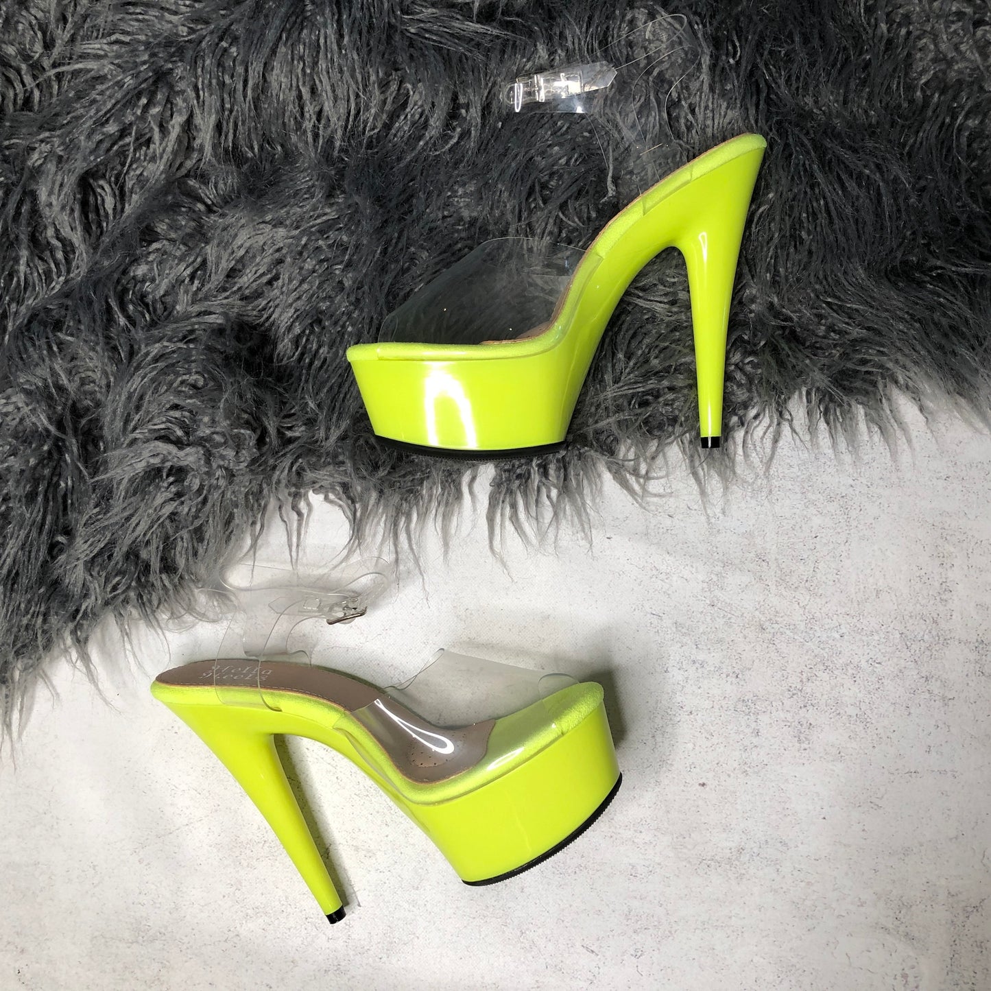 Rhylie Classic Stiletto - Gloss - 6 INCH, stripper shoe, stripper heel, pole heel, not a pleaser, platform, dancer, pole dance, floor work