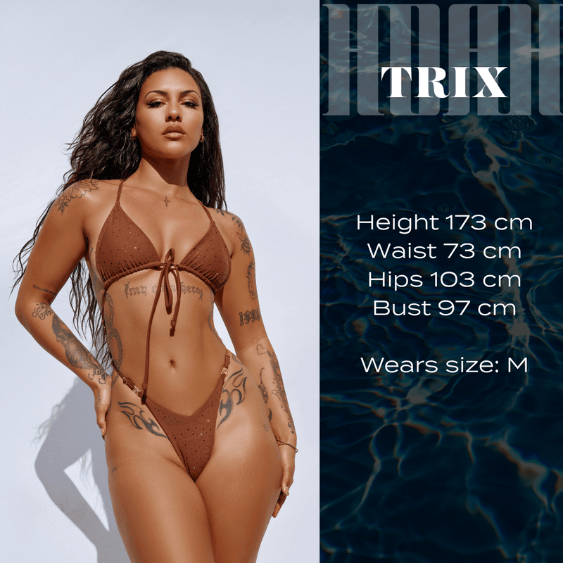 HOAH model Trix wearing the HOAH collection