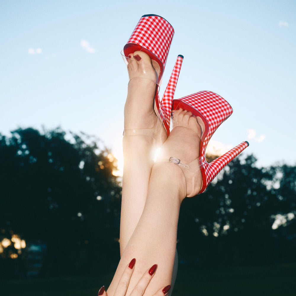 Gingham - Classic Stiletto - 8 INCH - LIMITED ED