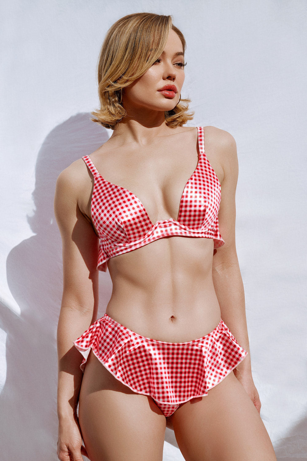 Gingham - HOAH Ballerina Skirt Bottoms - LIMITED ED.