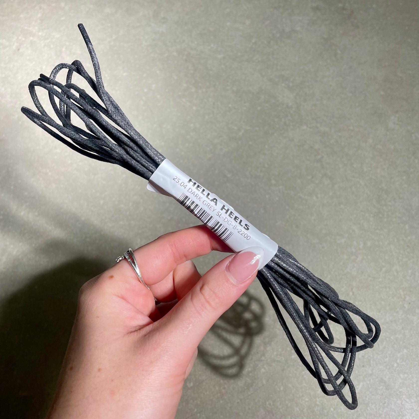 Shoe Lace - DARK GREY