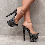 Bandana Baby - Stiletto - 8INCH - Black