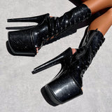 The Glitterati - OHOT Boot - Sin City - 8INCH