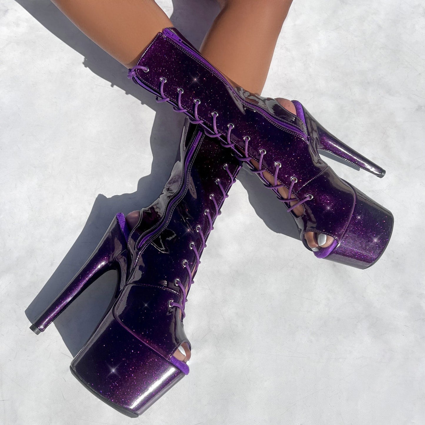 The Glitterati - OHOT Boot - Purple Rain - 7INCH