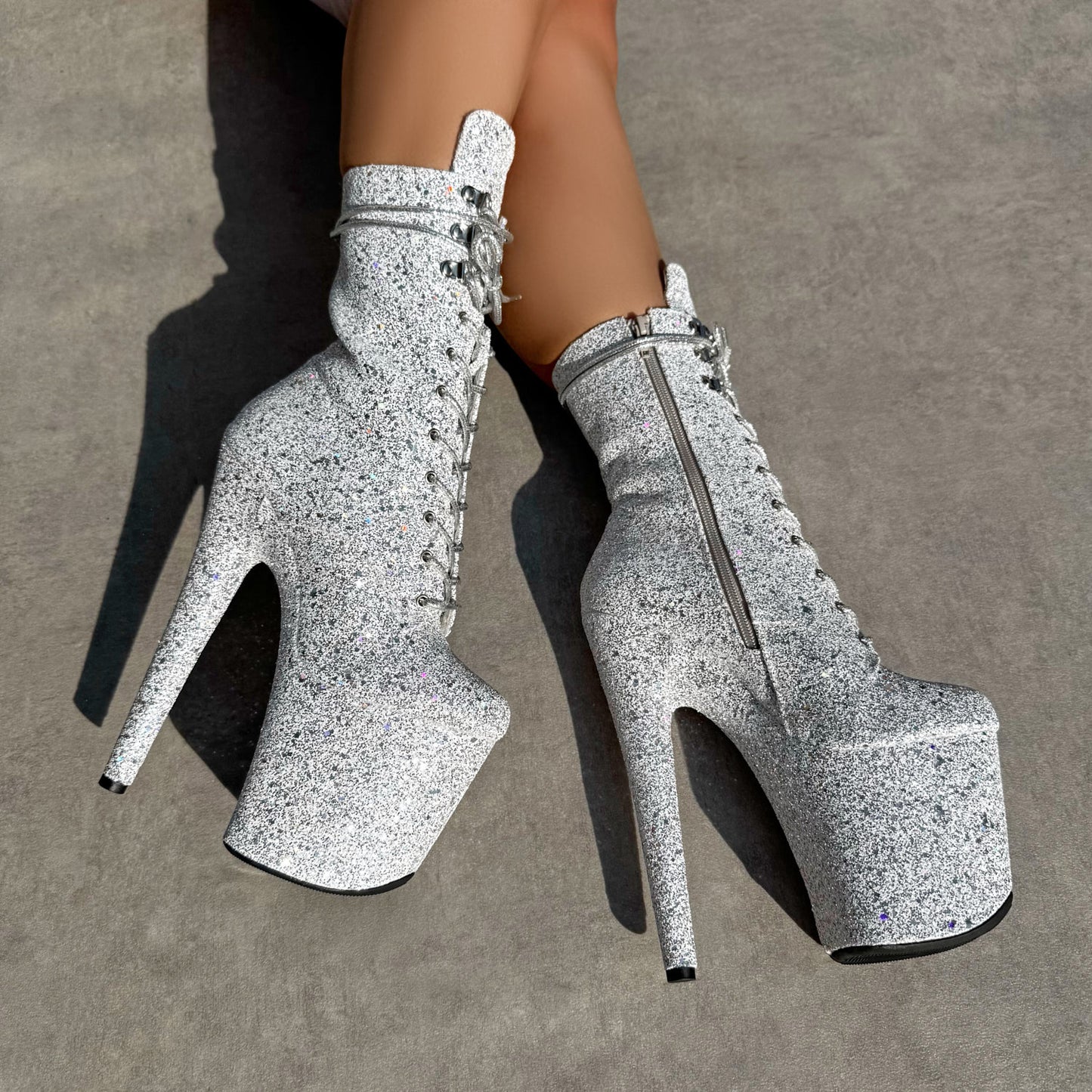 The Glitterati Xtra - Boot - Fairydust - 8INCH