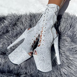 The Glitterati Xtra - OHOT Boot - Fairydust - 8INCH
