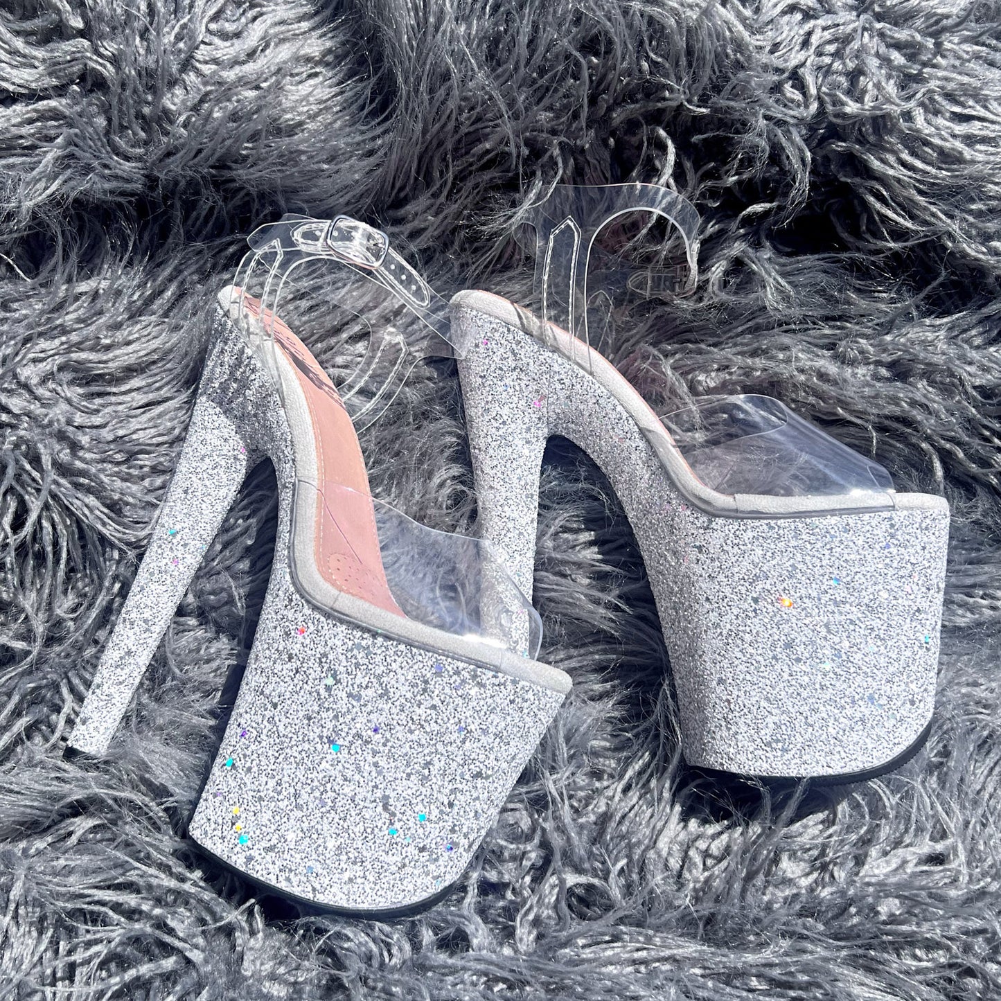 The Glitterati Xtra - Classic Stiletto - Fairydust - 8INCH