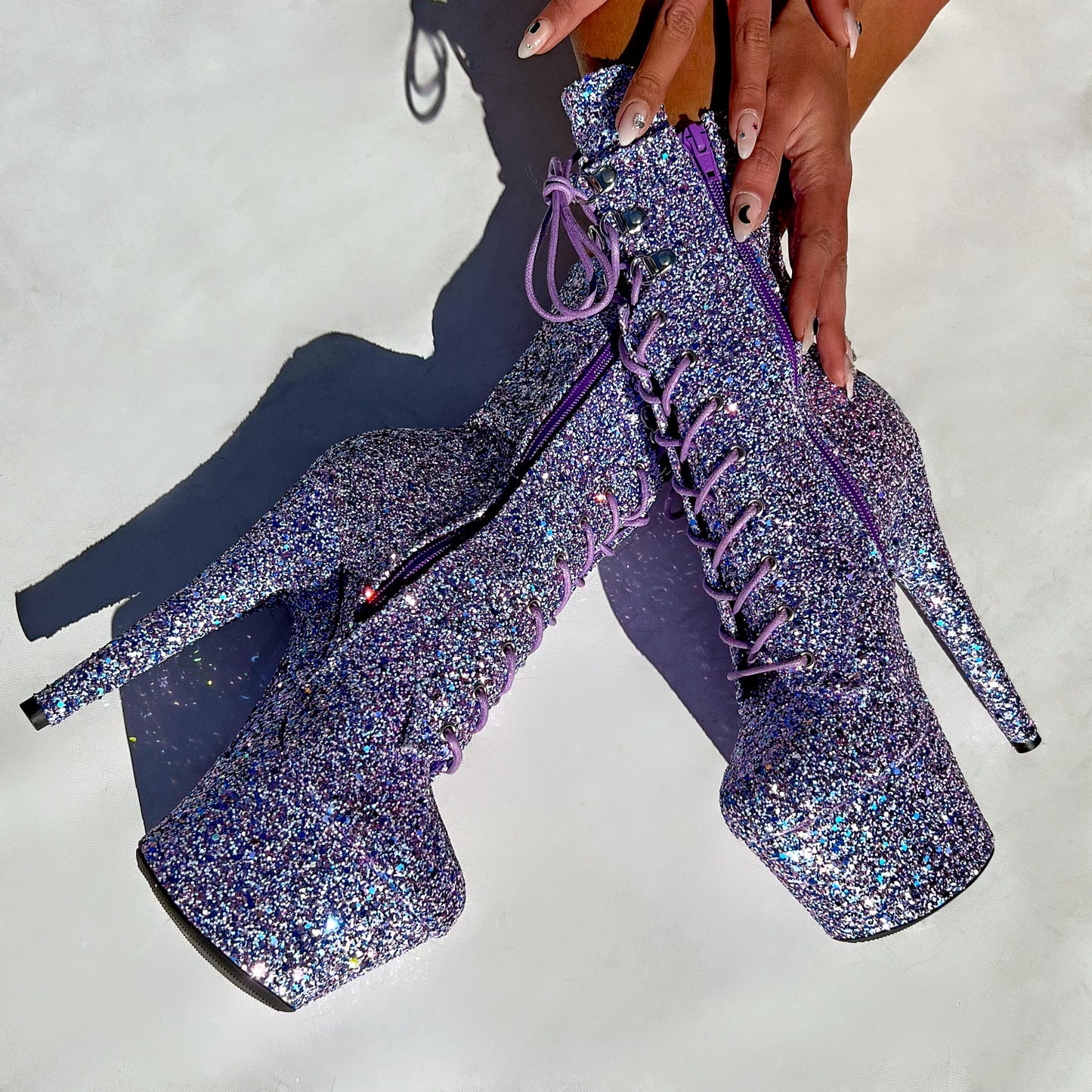 The Glitterati Xtra - Boot - Confetti - 7INCH