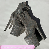 The Glitterati Xtra - Boot - Monroe - 8INCH - Wide Fit