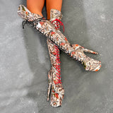 Manhunt - Over Knee Boot - 8INCH - LIMITED ED.
