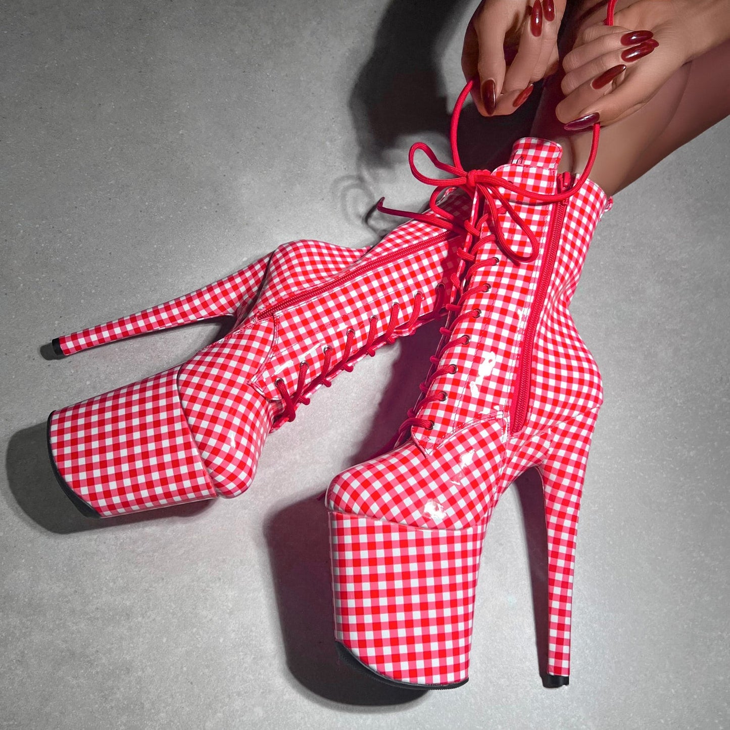 Gingham - Boot - 8 INCH - LIMITED ED