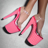 Gingham - Classic Stiletto - 8 INCH - LIMITED ED