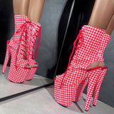Gingham - OHOT Boot - 8 INCH - LIMITED ED.