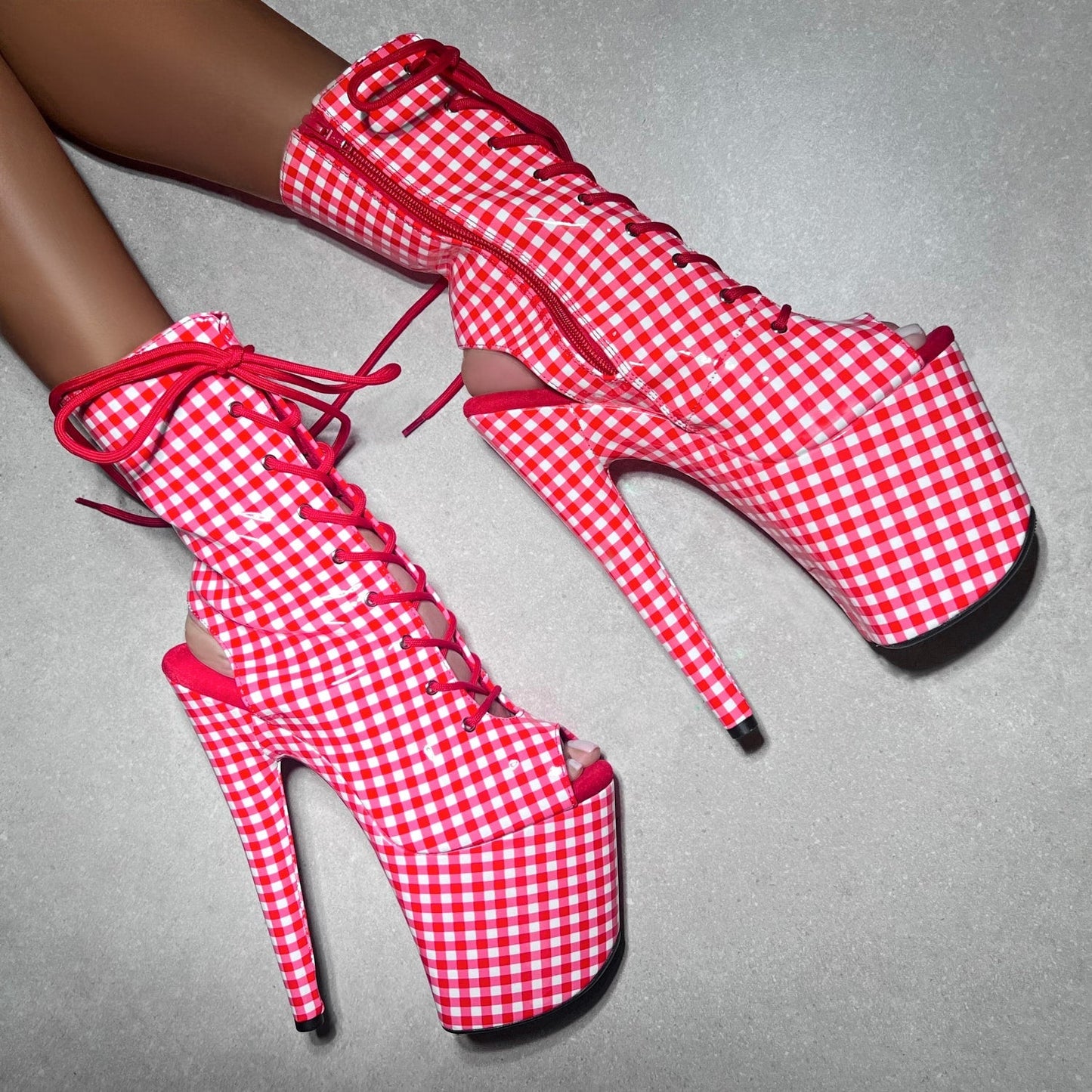 Gingham - OHOT Boot - 8 INCH - LIMITED ED.