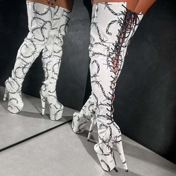 Thicc Thigh High - ALICE UNCHAINED - 8INCH