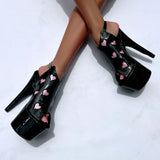 CUPID'S CHOKEHOLD BLACK - SHIELD STILETTO - 7INCH - LIMITED ED.
