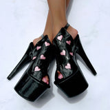 CUPID'S CHOKEHOLD BLACK - SHIELD STILETTO - 7INCH - LIMITED ED.