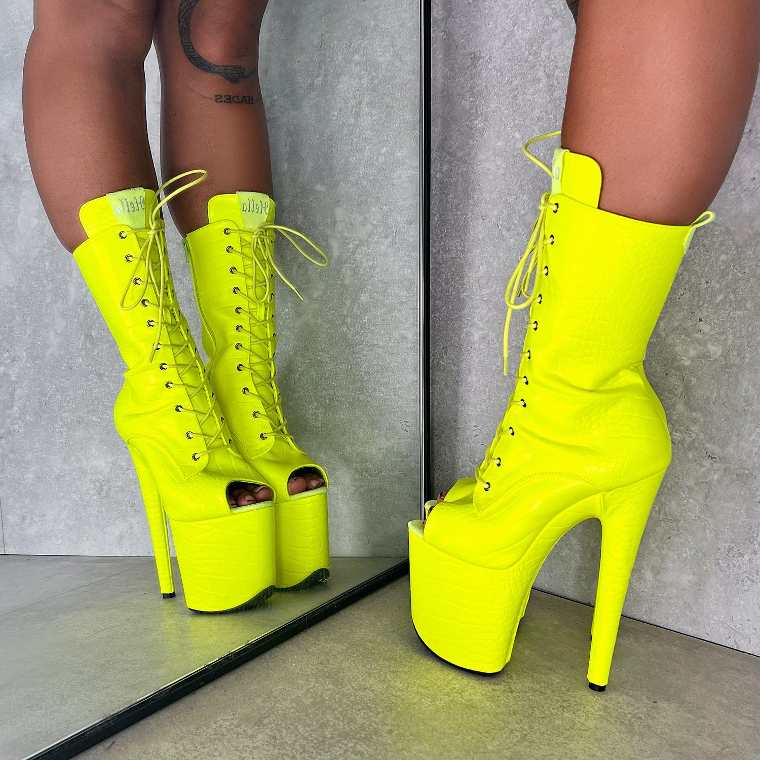 Bootie store sandal heels