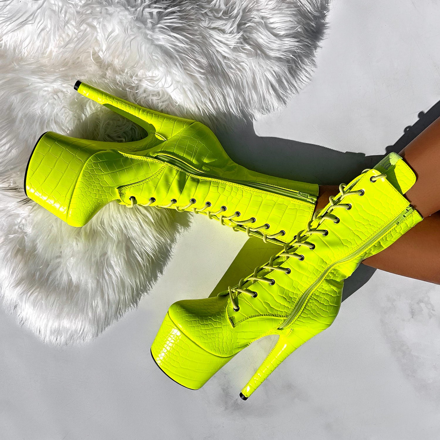 Oh Snap Boot Wide Fit - 7 INCH, stripper shoe, stripper heel, pole heel, not a pleaser, platform, dancer, pole dance, floor work