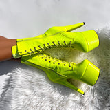 Oh Snap Boot Wide Fit - 7 INCH, stripper shoe, stripper heel, pole heel, not a pleaser, platform, dancer, pole dance, floor work