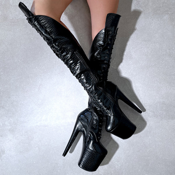 Over the knee boots 3 inch heel store