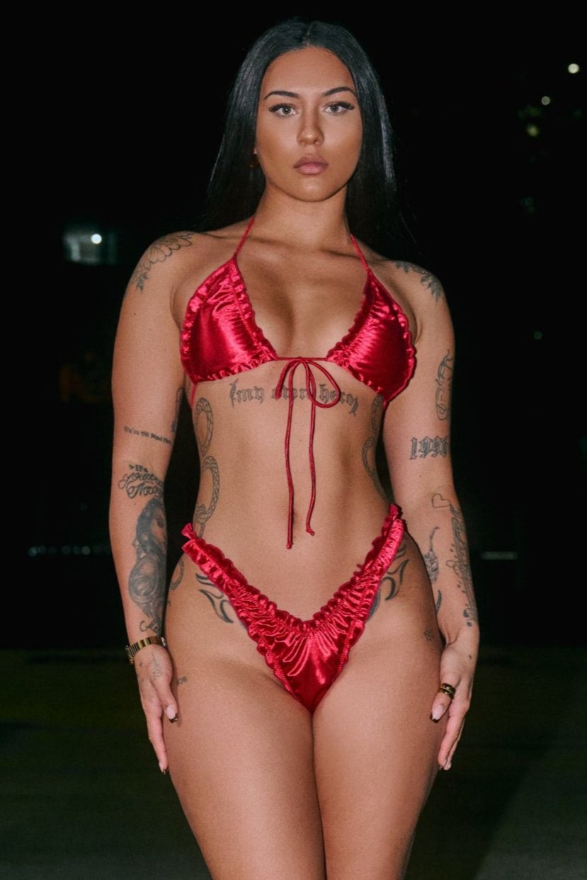 Red Satin - Pillowtalk - HOAH Feeling Fussy Bottoms