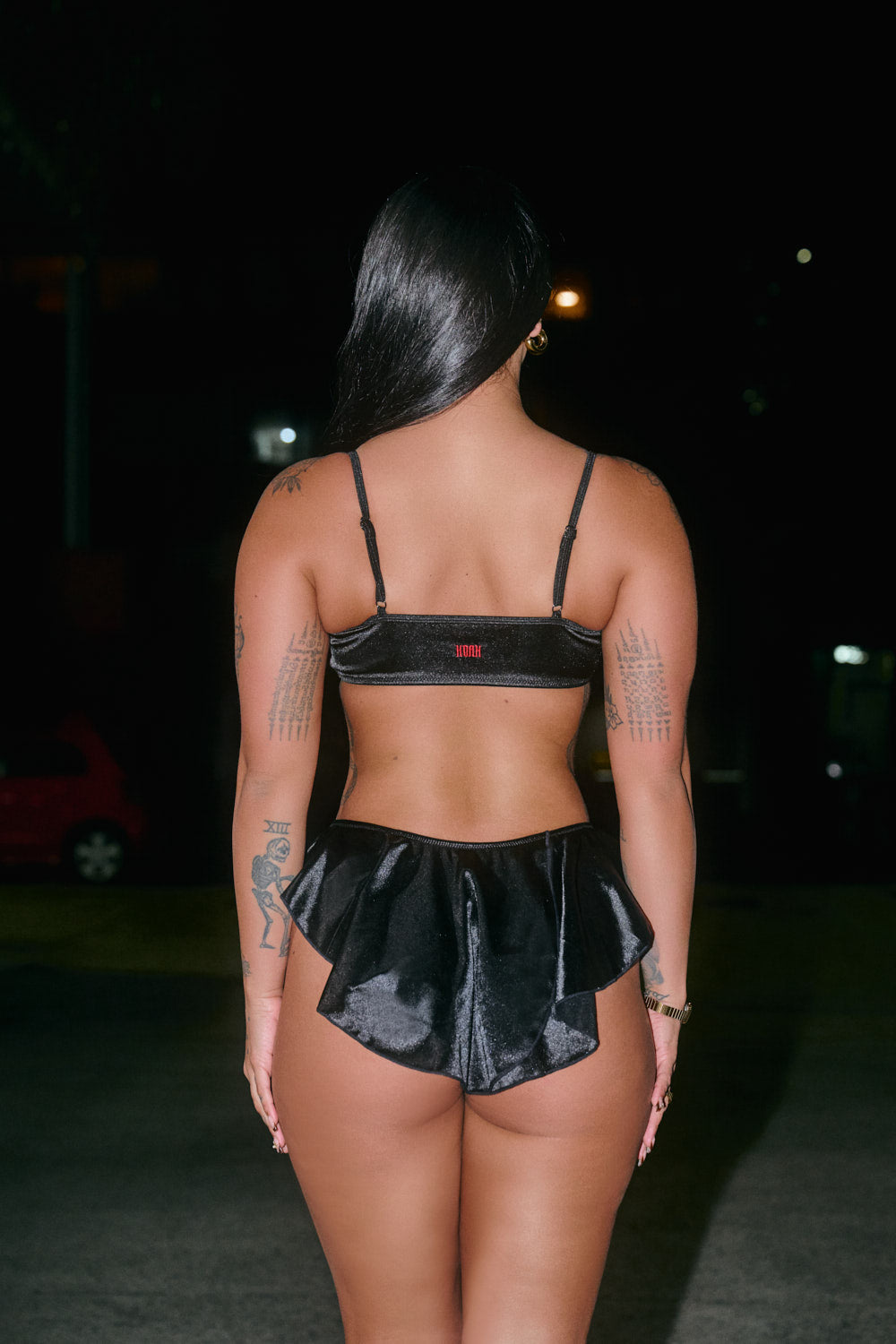 Black Satin - Pillowtalk - HOAH Ballerina Skirt Bottoms