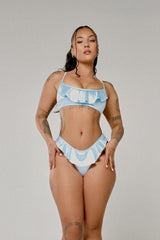Blue Satin - Pillowtalk: Cheeky Bottoms
