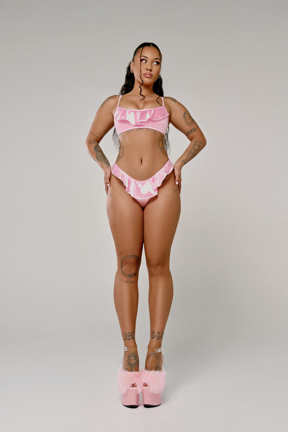 Pink Satin - Pillowtalk - HOAH Cheeky Bottoms