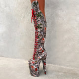 Manhunt - Over Knee Boot - 9INCH - LIMITED ED.