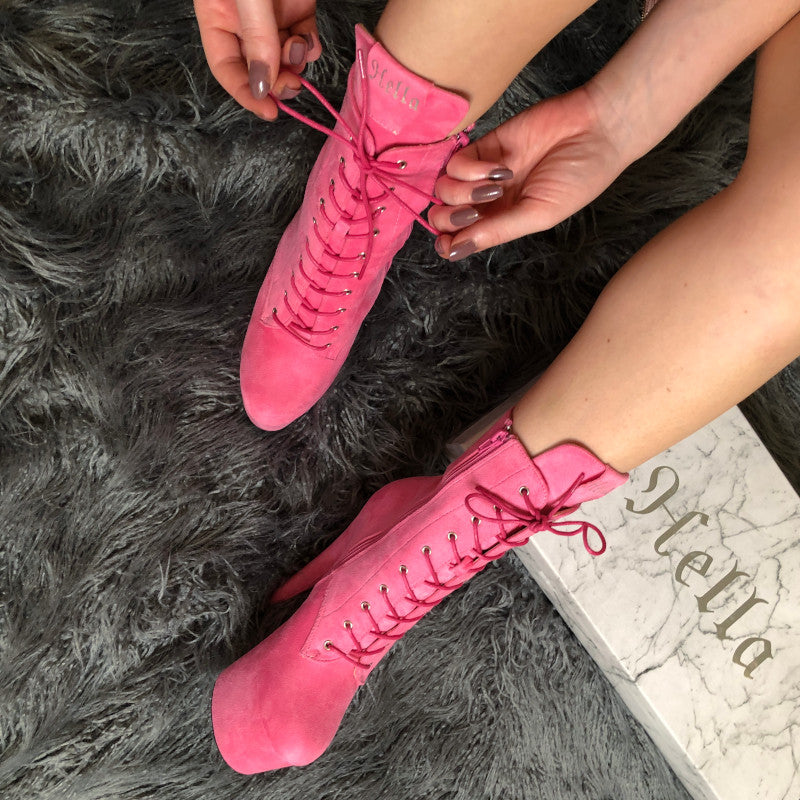 BabyDoll Pink - 7 INCH, stripper shoe, stripper heel, pole heel, not a pleaser, platform, dancer, pole dance, floor work
