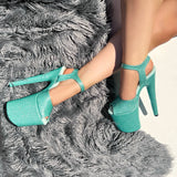 Glitterati Stiletto - Baby Blues - 7 INCH