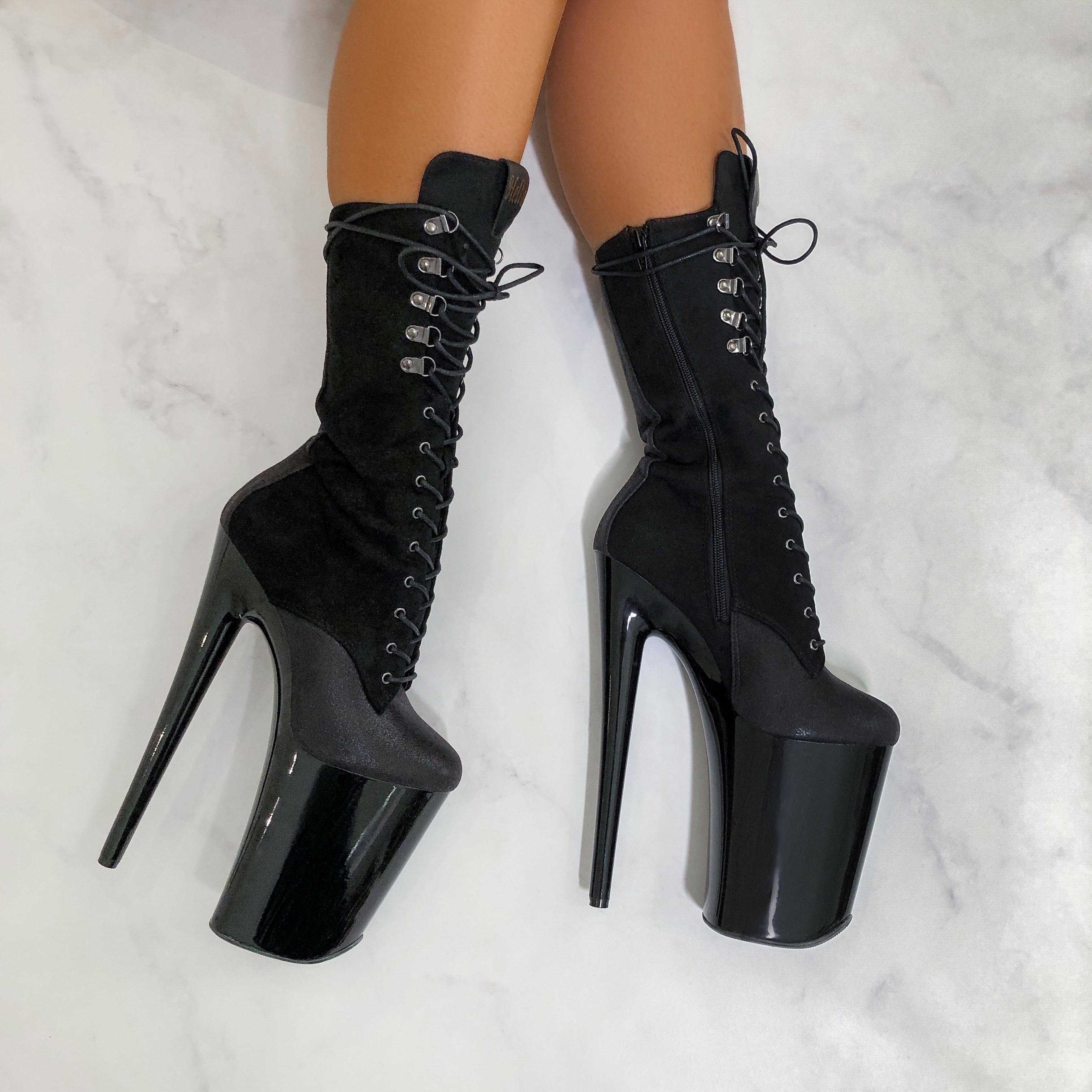 9 inch sale pleaser boots