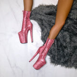 Candy Cobra Boot - 9 INCH, stripper shoe, stripper heel, pole heel, not a pleaser, platform, dancer, pole dance, floor work