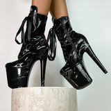 Confession Boot - 8 INCH, stripper shoe, stripper heel, pole heel, not a pleaser, platform, dancer, pole dance, floor work