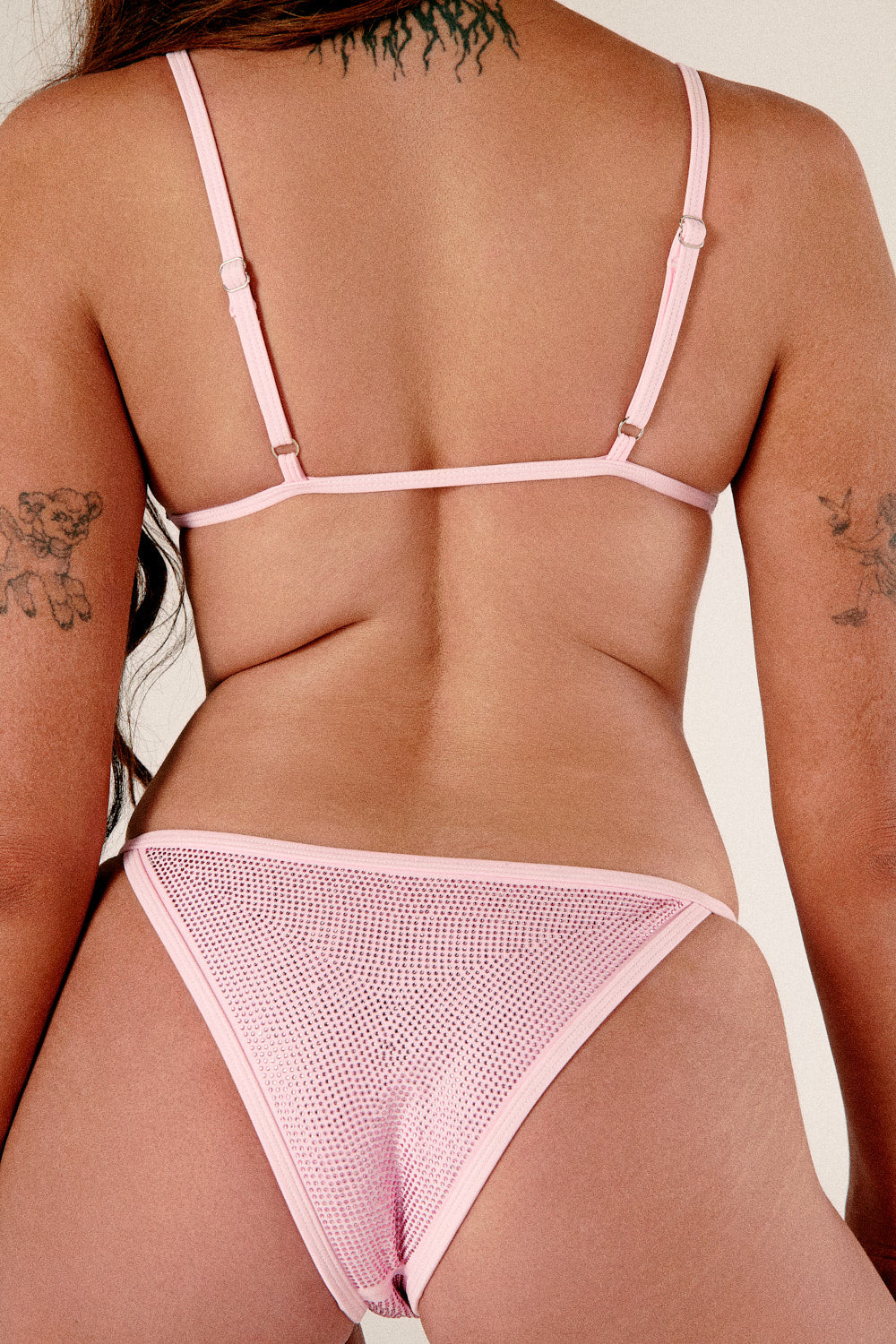 HOAH Bikini Clasp Release Miami Bottoms - Sparkle Pink