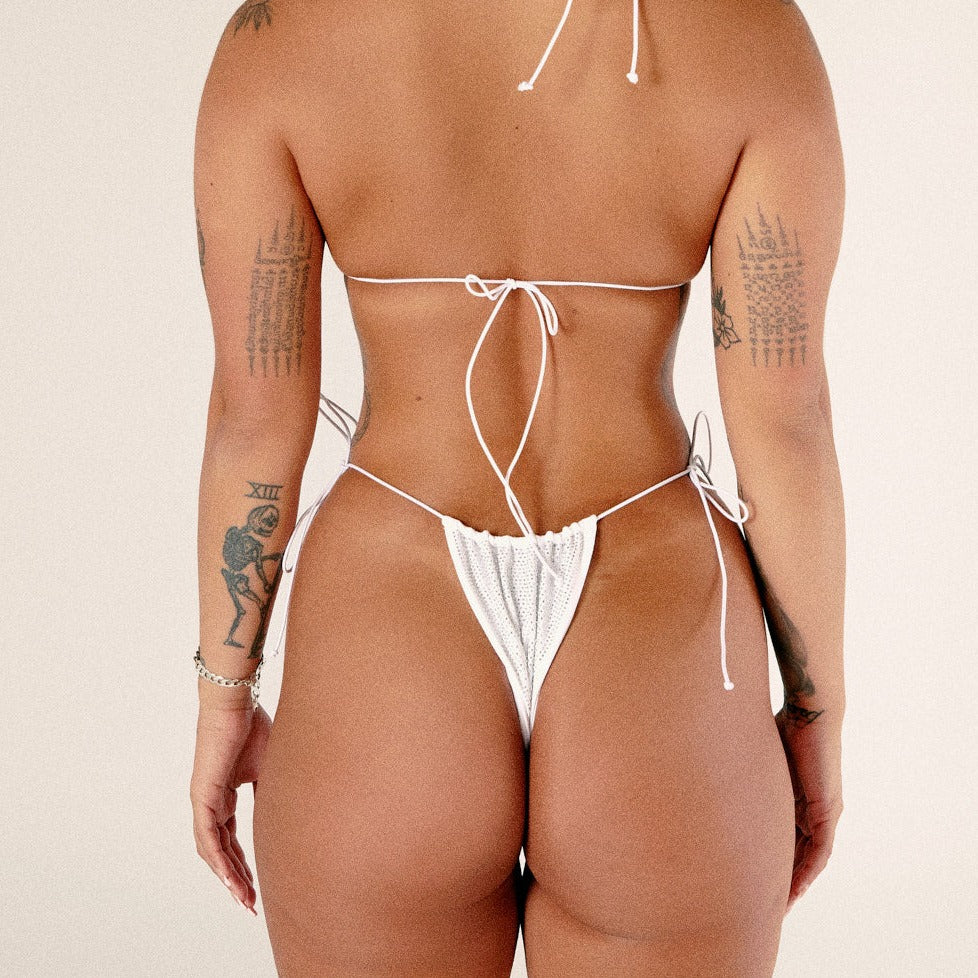 Sparkle White - HOAH Bikini Bottoms