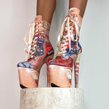 Holier Than Thou - 8 INCH, stripper shoe, stripper heel, pole heel, not a pleaser, platform, dancer, pole dance, floor work