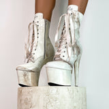 Hope Boot - 7 INCH, stripper shoe, stripper heel, pole heel, not a pleaser, platform, dancer, pole dance, floor work