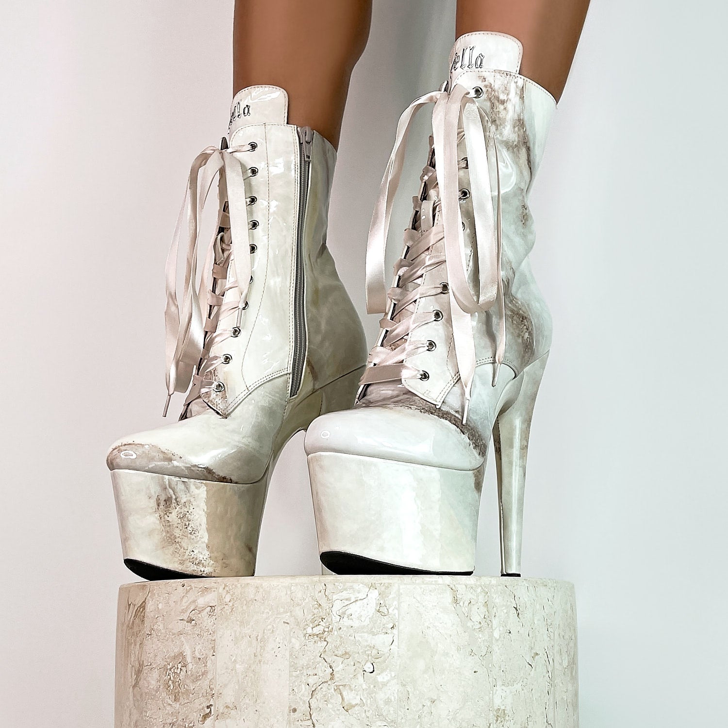 Hope Boot - 7 INCH, stripper shoe, stripper heel, pole heel, not a pleaser, platform, dancer, pole dance, floor work