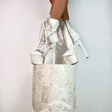 Hope Boot - 7 INCH, stripper shoe, stripper heel, pole heel, not a pleaser, platform, dancer, pole dance, floor work