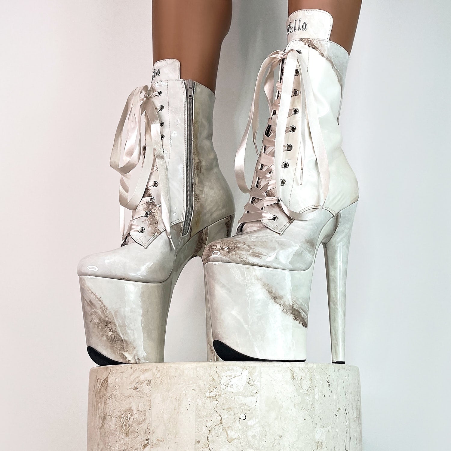 Hope Boot - 8 INCH, stripper shoe, stripper heel, pole heel, not a pleaser, platform, dancer, pole dance, floor work