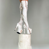 Hope Thigh High - Slim - 8 INCH, stripper shoe, stripper heel, pole heel, not a pleaser, platform, dancer, pole dance, floor work