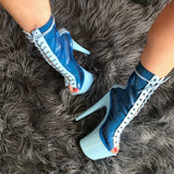Ice Kween - 8 INCH, stripper shoe, stripper heel, pole heel, not a pleaser, platform, dancer, pole dance, floor work