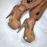 Illegally Blonde - 6 INCH, stripper shoe, stripper heel, pole heel, not a pleaser, platform, dancer, pole dance, floor work