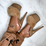 Illegally Blonde - 7 INCH, stripper shoe, stripper heel, pole heel, not a pleaser, platform, dancer, pole dance, floor work