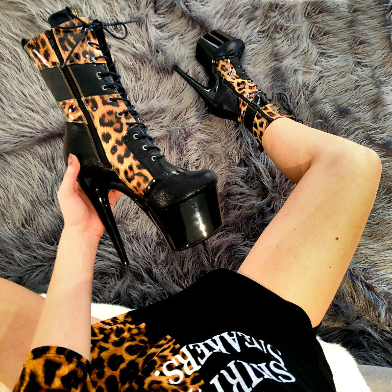 Empire Kicks Sneaker Black - 7 INCH, stripper shoe, stripper heel, pole heel, not a pleaser, platform, dancer, pole dance, floor work